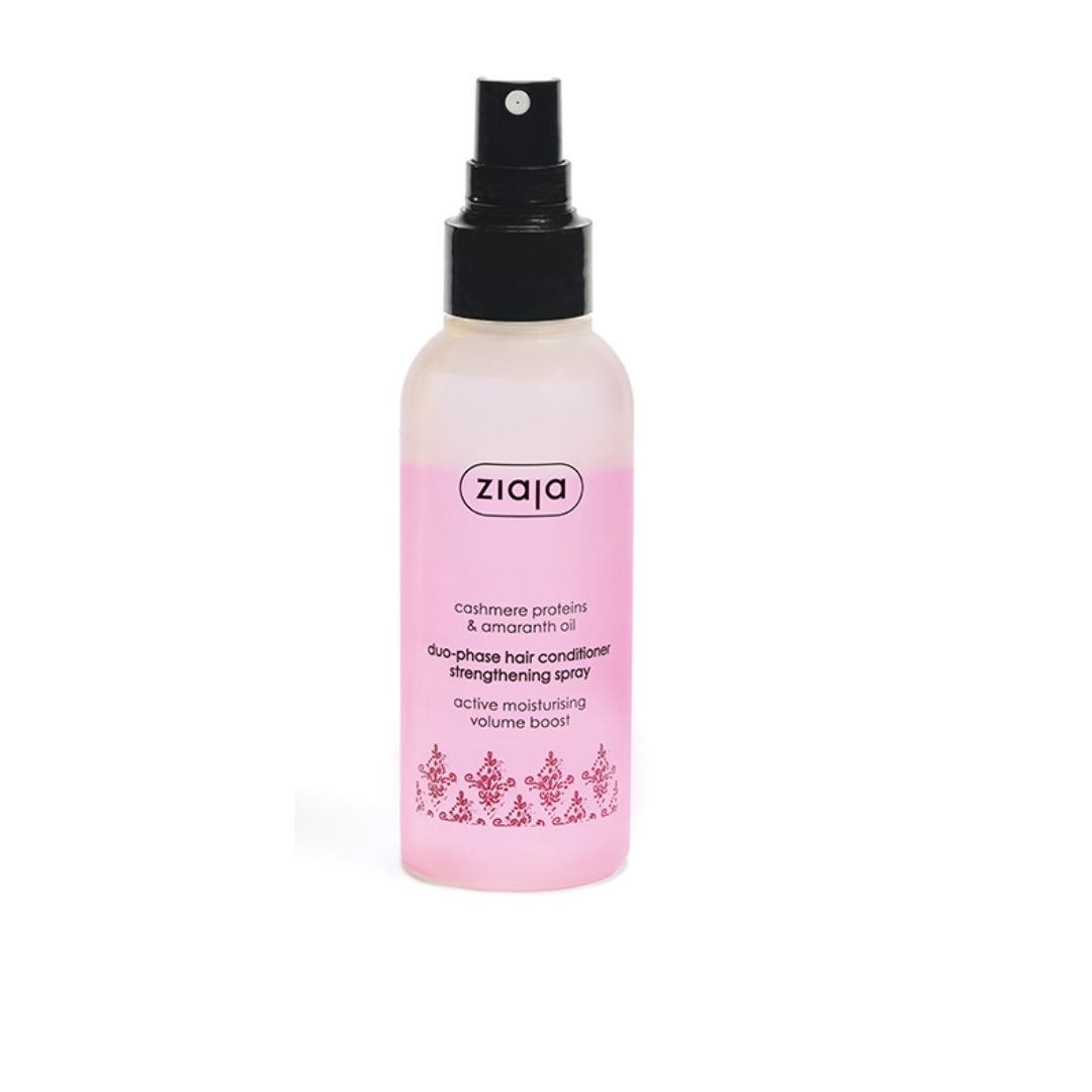 Cashmere & Amaranth Oil Duo Phase Hair Conditioner Strengthening Spray (Ziaja) - Copy (2) Cashmere & Amaranth Oil Duo Phase Hair Conditioner Strengthening Spray (Ziaja) - Image 1